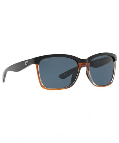 Polarized Sunglasses CDM ANAA 55 BLACK SHINY/GREY $39.33 Unisex