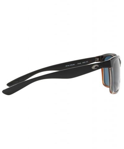 Polarized Sunglasses CDM ANAA 55 BLACK SHINY/GREY $39.33 Unisex