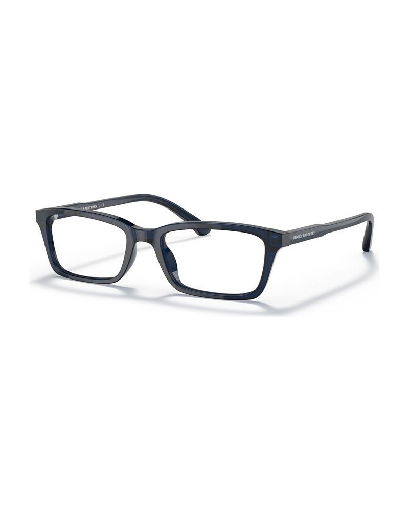 Brooks Brothers Men's Rectangle Eyeglasses BB204953-O Blue $22.08 Mens