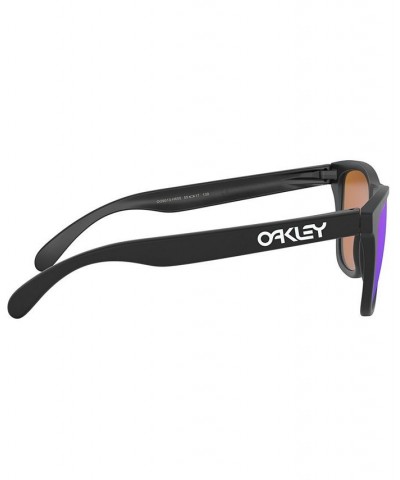 Men's Frogskin Sunglasses OO9013 MATTE BLACK/PRIZM VIOLET $17.28 Mens