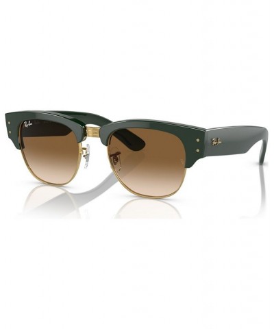 Unisex Sunglasses Mega Clubmaster Green on Gold-Tone $24.57 Unisex