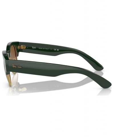 Unisex Sunglasses Mega Clubmaster Green on Gold-Tone $24.57 Unisex