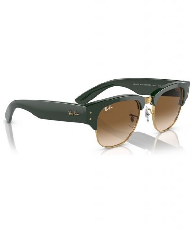 Unisex Sunglasses Mega Clubmaster Green on Gold-Tone $24.57 Unisex