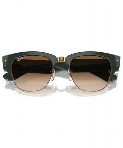 Unisex Sunglasses Mega Clubmaster Green on Gold-Tone $24.57 Unisex