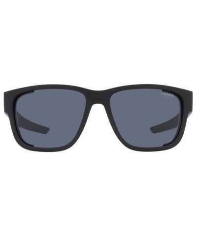 Men's Sunglasses 59 Black Rubber $54.46 Mens