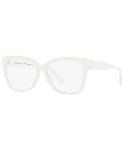 Women's PALAWAN Square Eyeglasses MK409152-O Optic White $23.24 Womens