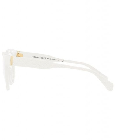 Women's PALAWAN Square Eyeglasses MK409152-O Optic White $23.24 Womens