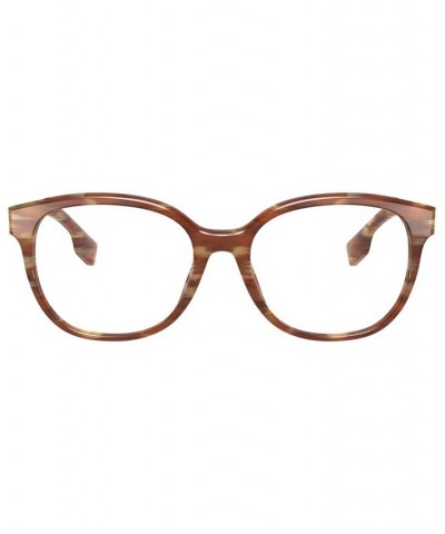 BE2332 Women's Square Eyeglasses Spotted Light Brown $32.23 Womens