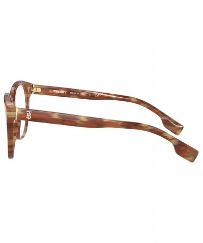 BE2332 Women's Square Eyeglasses Spotted Light Brown $32.23 Womens