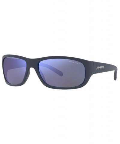 Unisex Polarized Sunglasses AN4290 Uka-Uka 63 Matte Blue $21.60 Unisex