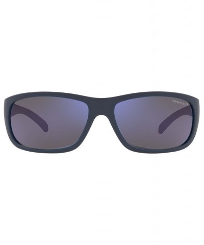 Unisex Polarized Sunglasses AN4290 Uka-Uka 63 Matte Blue $21.60 Unisex