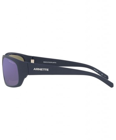 Unisex Polarized Sunglasses AN4290 Uka-Uka 63 Matte Blue $21.60 Unisex