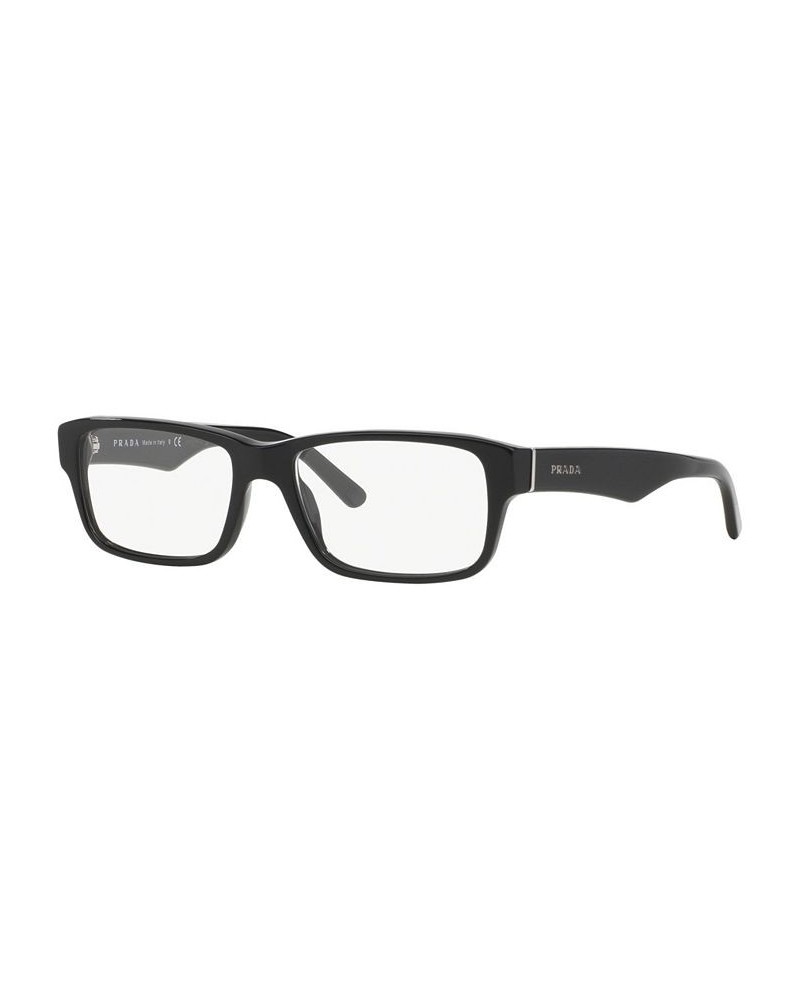 PR 16MV Men's Rectangle Eyeglasses Shiny Blac $57.00 Mens