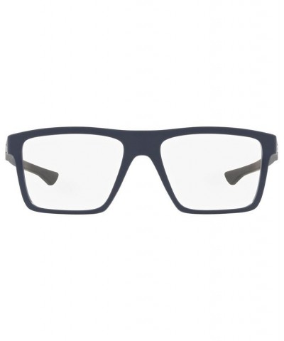 OX8167 Volt Drop Men's Square Eyeglasses Satin Universal Blue $54.88 Mens