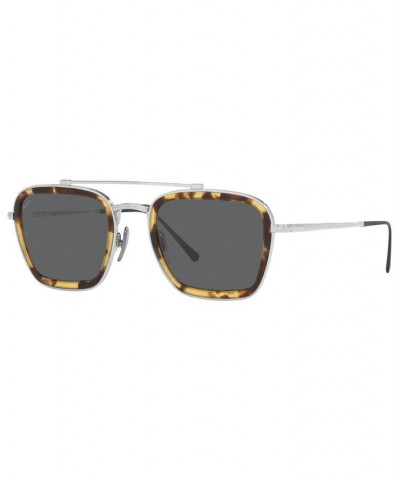 Unisex Sunglasses Po5012St 51 Silver-Tone $141.70 Unisex