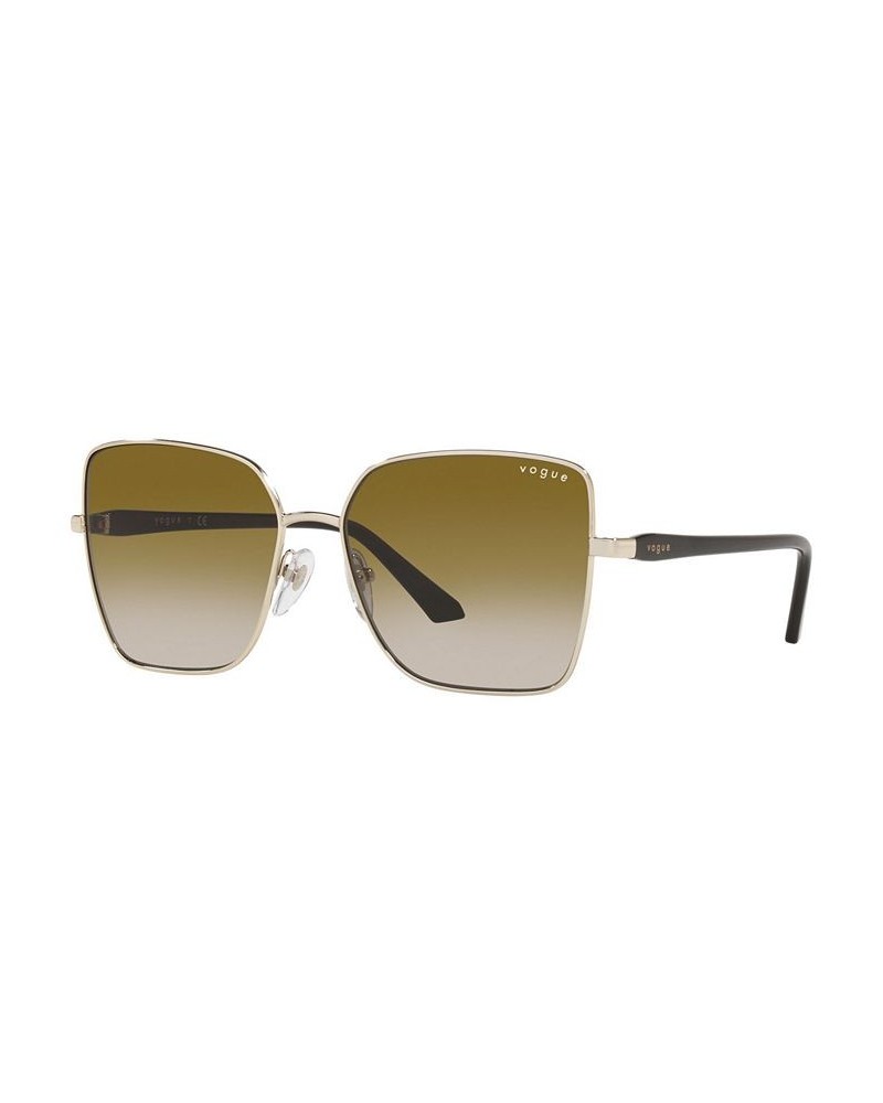 Women's Sunglasses VO4199S 58 PALE GOLD/BROWN GRADIENT $21.60 Womens