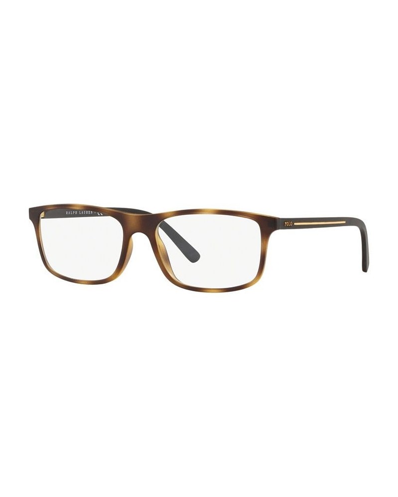 PH2197 Men's Rectangle Eyeglasses Matte Hava $50.12 Mens