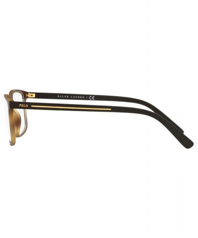 PH2197 Men's Rectangle Eyeglasses Matte Hava $50.12 Mens