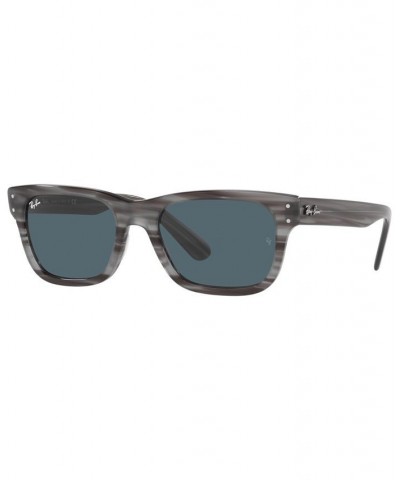 Men's Sunglasses RB2283 MR BURBANK 52 Striped Blue $26.10 Mens