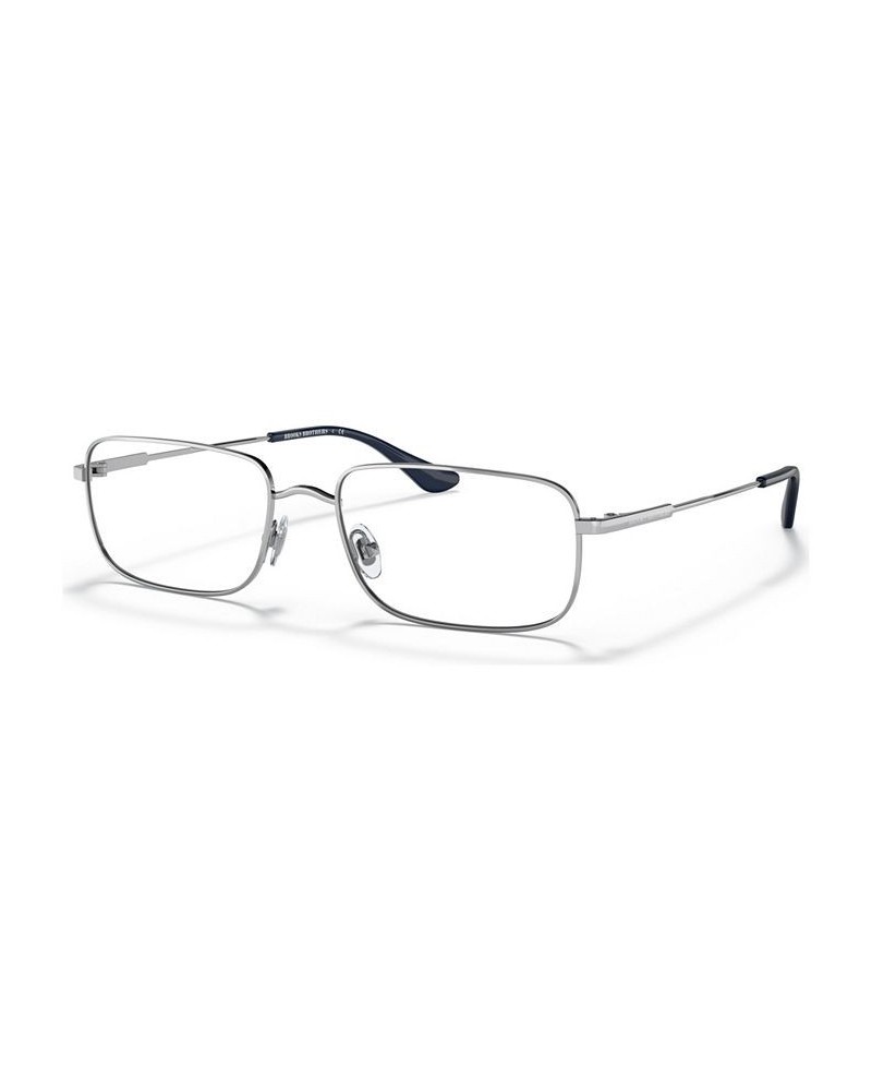 Brooks Brothers Men's Rectangle Eyeglasses BB109855-O Shiny Silver Tone $10.08 Mens