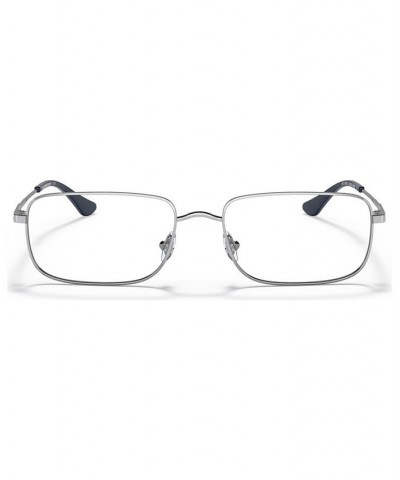 Brooks Brothers Men's Rectangle Eyeglasses BB109855-O Shiny Silver Tone $10.08 Mens