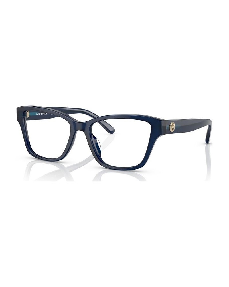 Women's Rectangle Eyeglasses TY2131U Transparent Navy $41.00 Womens