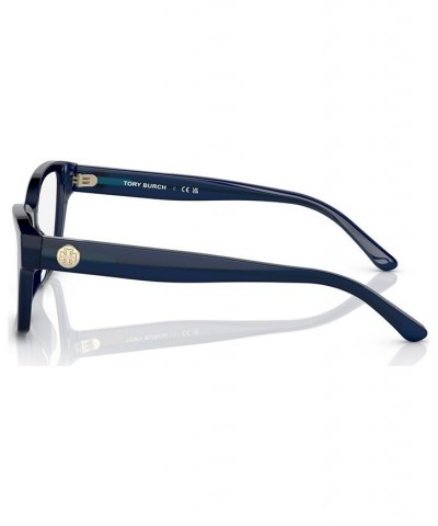 Women's Rectangle Eyeglasses TY2131U Transparent Navy $41.00 Womens