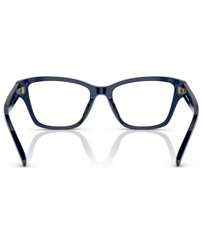 Women's Rectangle Eyeglasses TY2131U Transparent Navy $41.00 Womens