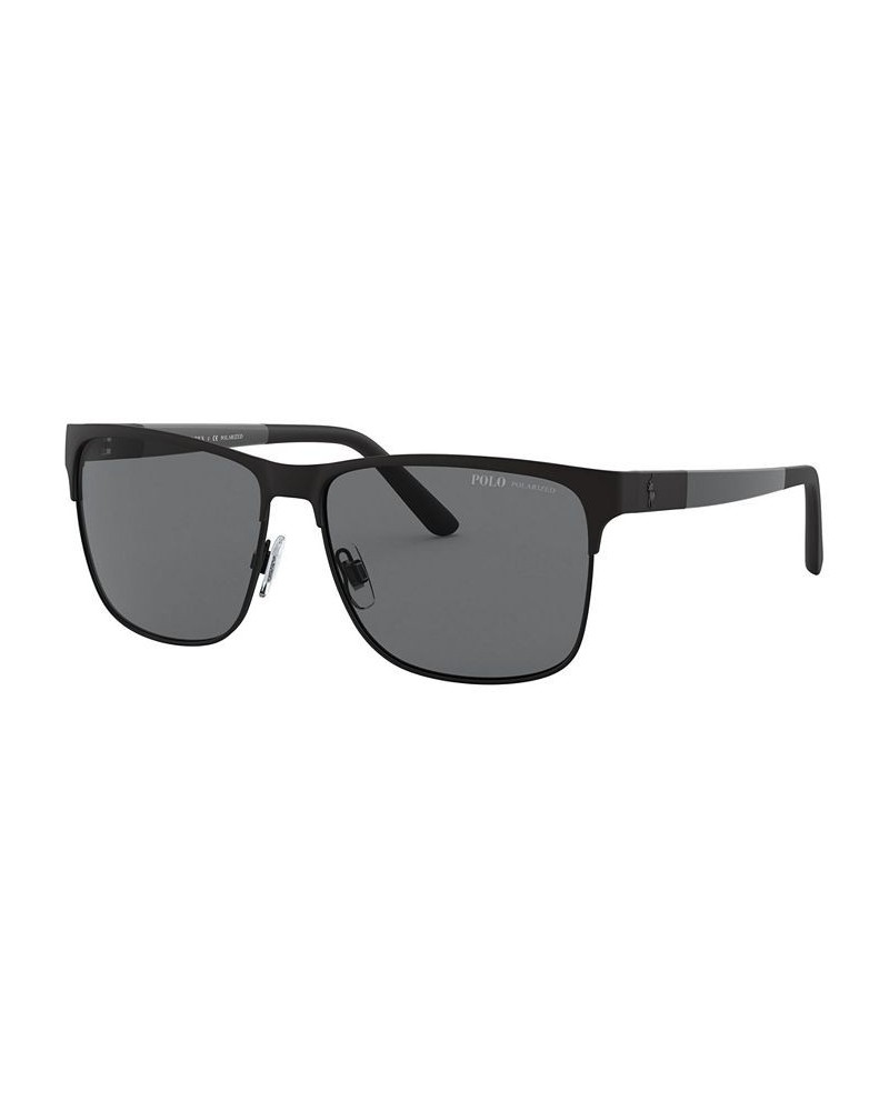 Polarized Sunglasses PH3128 57 MATTE BLACK/BLACK/DARK POLAR GREY $17.55 Unisex