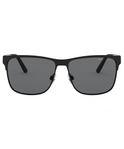 Polarized Sunglasses PH3128 57 MATTE BLACK/BLACK/DARK POLAR GREY $17.55 Unisex