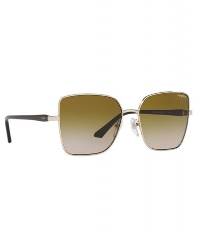 Women's Sunglasses VO4199S 58 PALE GOLD/BROWN GRADIENT $21.60 Womens