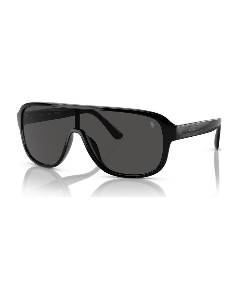 Men's Sunglasses PH4196U Shiny Black $34.10 Mens