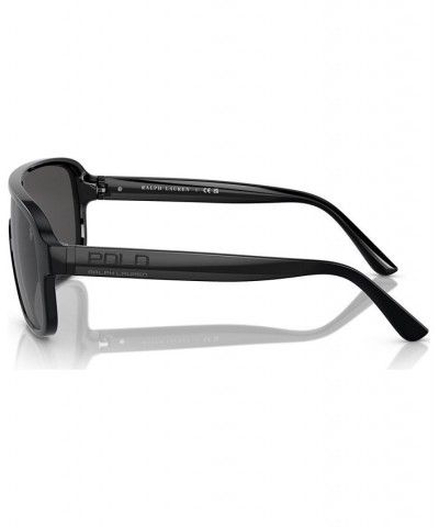 Men's Sunglasses PH4196U Shiny Black $34.10 Mens