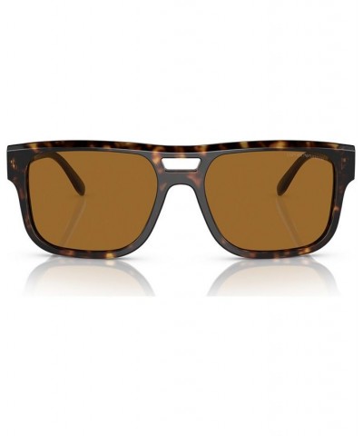 Men's Polarized Sunglasses EA4197 Havana $59.36 Mens