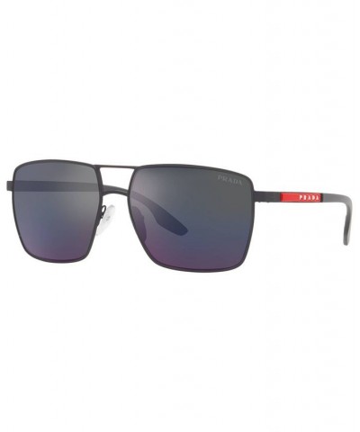 Men's Sunglasses PS 50WS 59 Blue Rubber $64.45 Mens