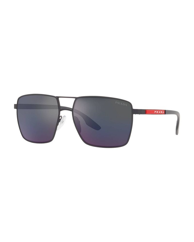 Men's Sunglasses PS 50WS 59 Blue Rubber $64.45 Mens