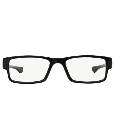 OX8046 Airdrop Men's Rectangle Eyeglasses Black $25.48 Mens