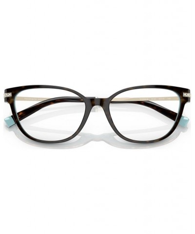 Women's Cat Eye Eyeglasses TF2223B52-O Havana on Tiffany Blue $77.14 Womens