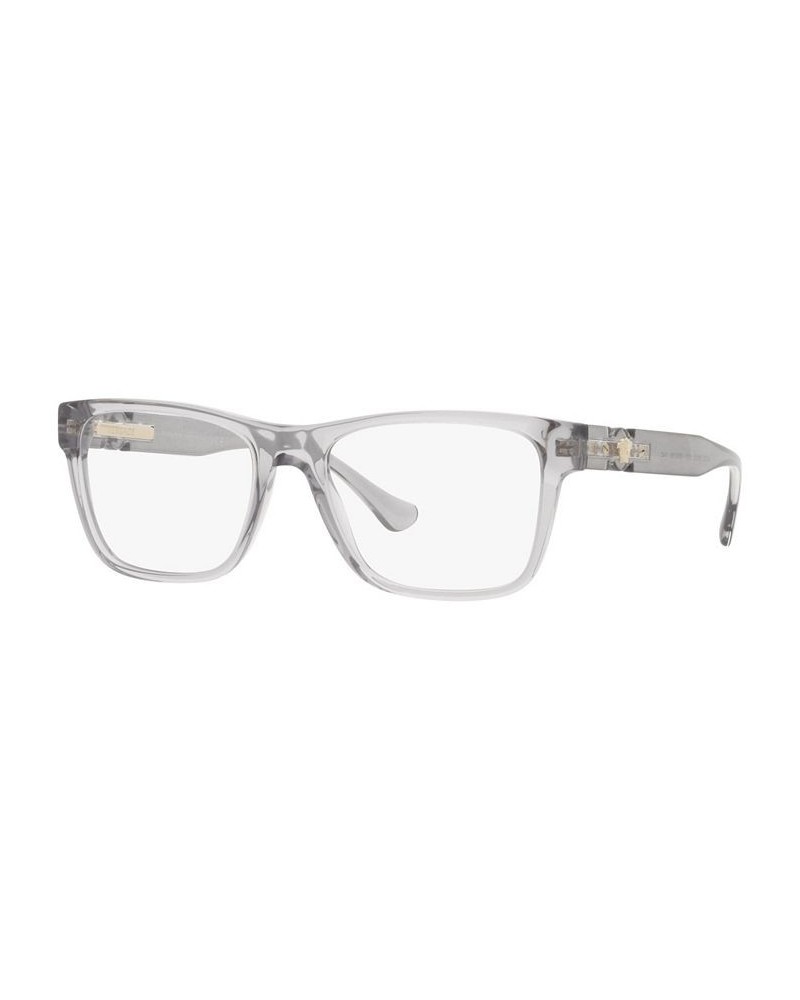 VE3303 Men's Rectangle Eyeglasses Black $51.20 Mens