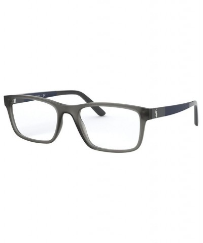 PH2212 Men's Rectangle Eyeglasses Transparent Gray $21.56 Mens