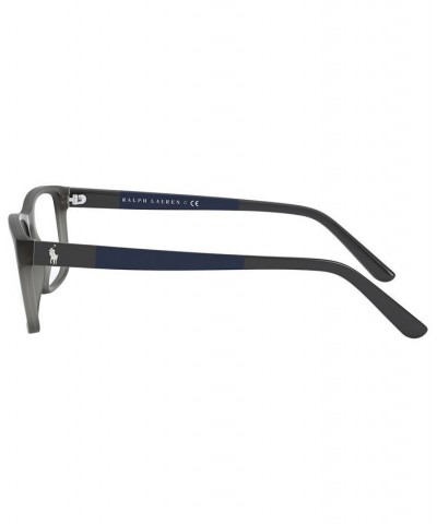 PH2212 Men's Rectangle Eyeglasses Transparent Gray $21.56 Mens