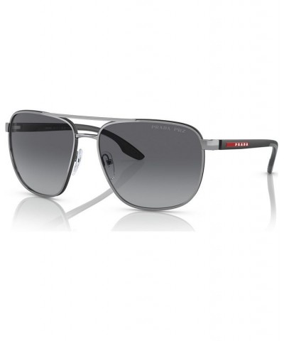 Men's Polarized Sunglasses PS 50YS62-YP Gunmetal $71.82 Mens