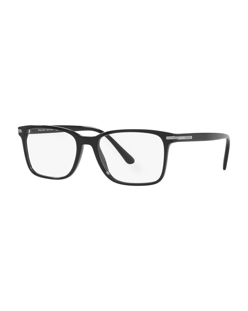 PR14WV Men's Rectangle Eyeglasses Black $46.88 Mens