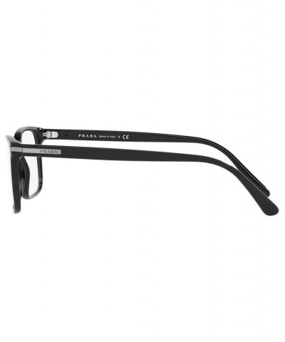 PR14WV Men's Rectangle Eyeglasses Black $46.88 Mens