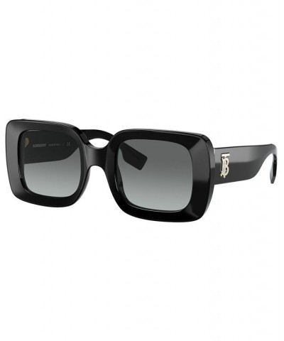 Women's Sunglasses BE4327 51 Black - Gray Gradient $30.18 Womens