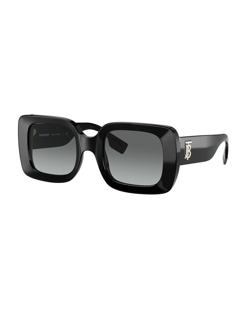 Women's Sunglasses BE4327 51 Black - Gray Gradient $30.18 Womens