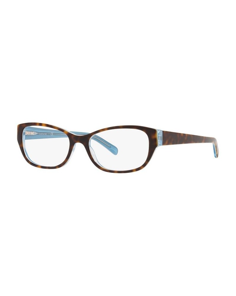 EC2005 Women's Rectangle Eyeglasses Top Brown on Havana $10.45 Womens