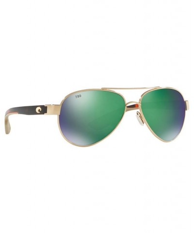 Polarized Sunglasses CDM LORETO 57 GOLD PINK SHINY/GREEN MIR POL $48.80 Unisex