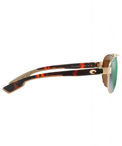 Polarized Sunglasses CDM LORETO 57 GOLD PINK SHINY/GREEN MIR POL $48.80 Unisex