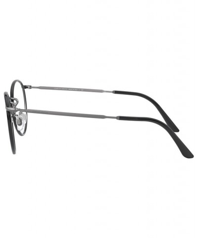 AR 112MJ Men's Round Eyeglasses Black $98.02 Mens